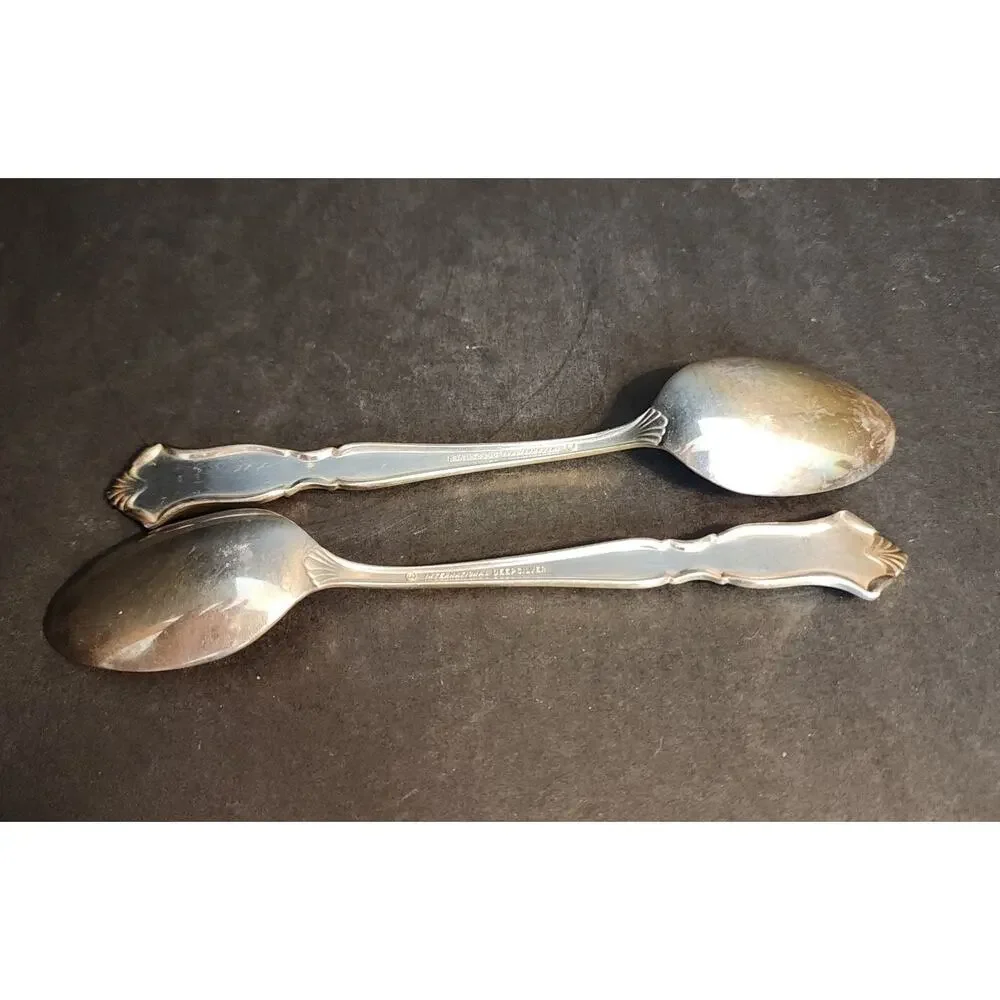 International Deepsilver Silverplate CHADWICK Teaspoons 6
